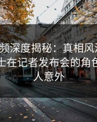 樱桃视频深度揭秘：真相风波背后，业内人士在记者发布会的角色极其令人意外