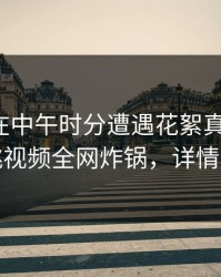 神秘人在中午时分遭遇花絮真相大白，樱桃视频全网炸锅，详情直击